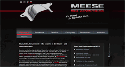 Desktop Screenshot of meese.de